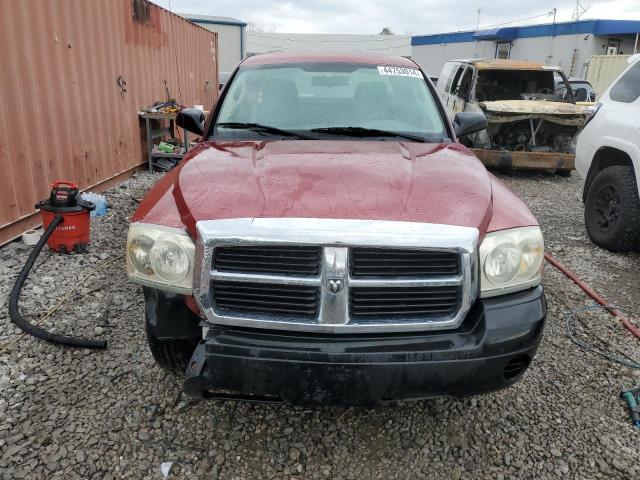 1D7HE22K67S253567 - 2007 DODGE DAKOTA ST RED photo 5