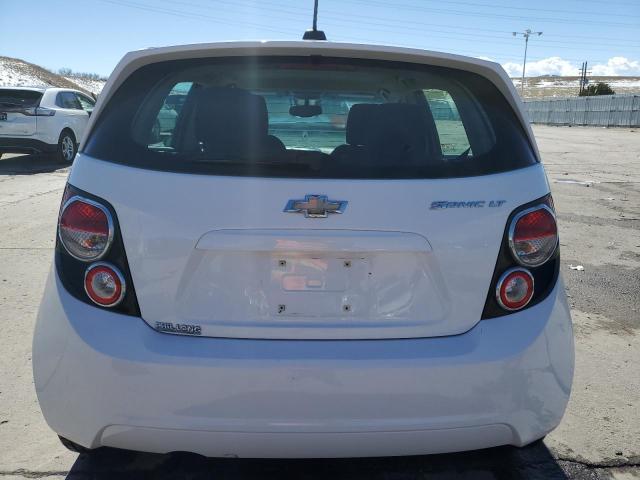 1G1JC6SH4F4166145 - 2015 CHEVROLET SONIC LT WHITE photo 6