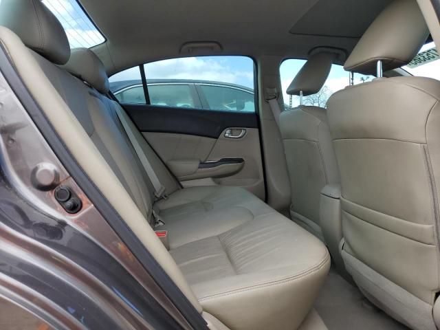 19XFB2F90CE338905 - 2012 HONDA CIVIC EXL ყავისფერი ფოტო 10