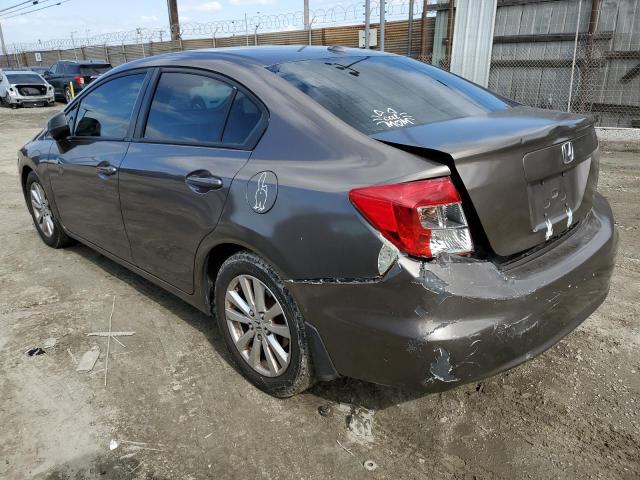 19XFB2F90CE338905 - 2012 HONDA CIVIC EXL ყავისფერი ფოტო 2
