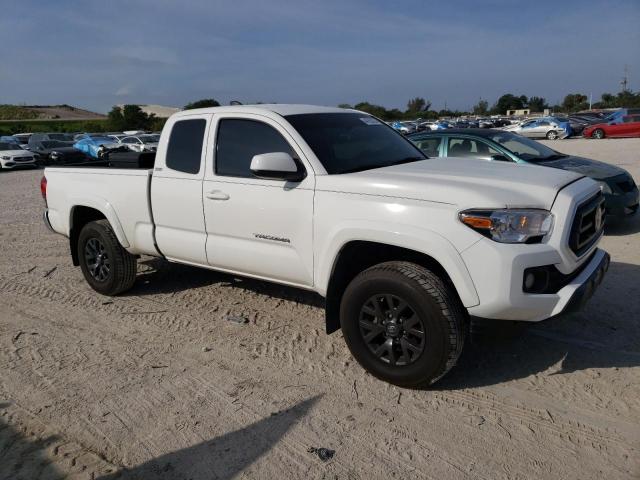 3TYRZ5CN5MT002531 - 2021 TOYOTA TACOMA ACCESS CAB WHITE photo 4