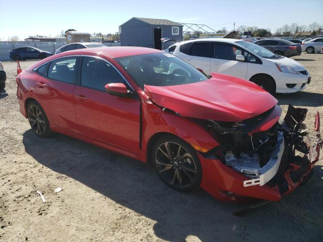 2HGFC2F86LH557846 - 2020 HONDA CIVIC SPORT RED photo 4