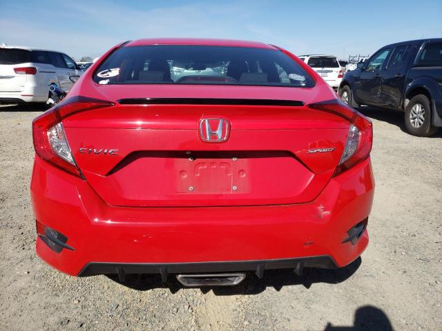 2HGFC2F86LH557846 - 2020 HONDA CIVIC SPORT RED photo 6