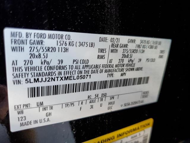 5LMJJ2NTXMEL05071 - 2021 LINCOLN NAVIGATOR 黑色 照片 13