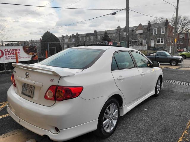 2T1BU4EE6AC492887 - 2010 TOYOTA COROLLA BASE WHITE photo 4
