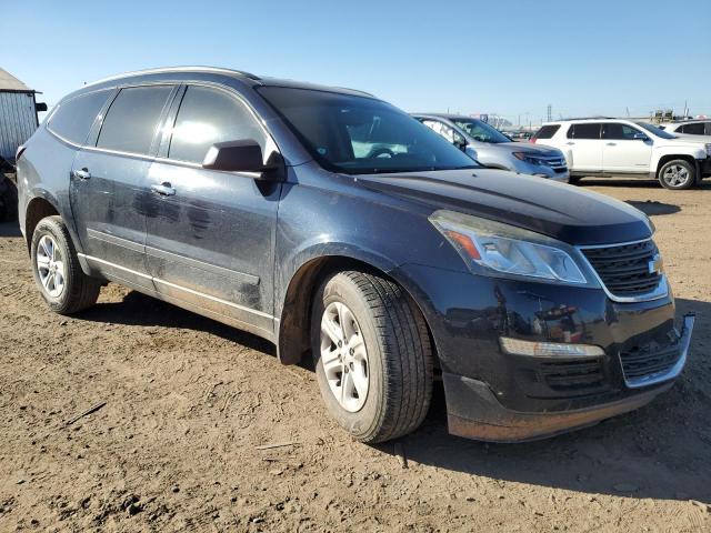 1GNKRFED5HJ234371 - 2017 CHEVROLET TRAVERSE LS BLUE photo 4