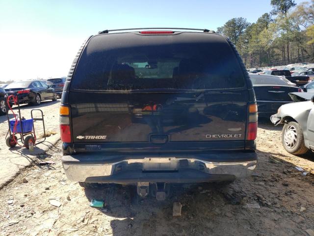 1GNEK13T04J223724 - 2004 CHEVROLET TAHOE LIMI K1500 BLACK photo 6