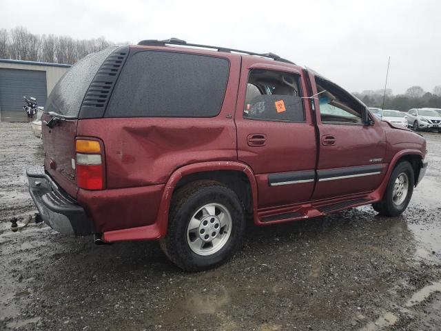 1GNEC13T71R137711 - 2001 CHEVROLET TAHOE C1500 BURGUNDY photo 3