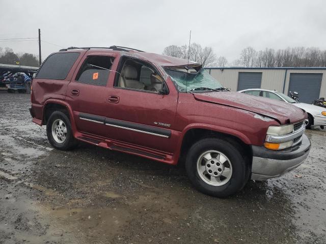 1GNEC13T71R137711 - 2001 CHEVROLET TAHOE C1500 BURGUNDY photo 4