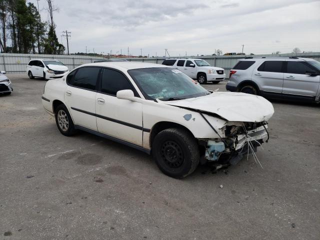 2G1WF55K439412411 - 2003 CHEVROLET IMPALA WHITE photo 4