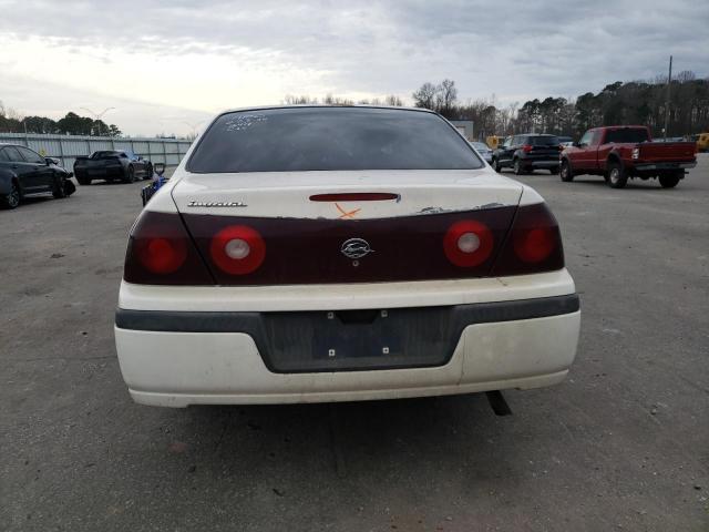 2G1WF55K439412411 - 2003 CHEVROLET IMPALA WHITE photo 6