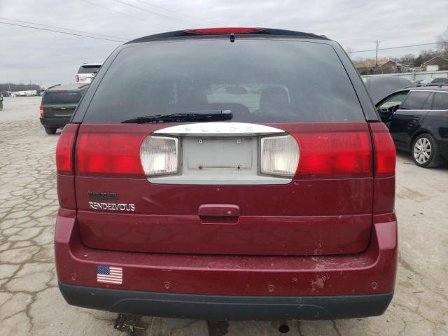 3G5DA03L87S557625 - 2007 BUICK RENDEZVOUS CX RED photo 6