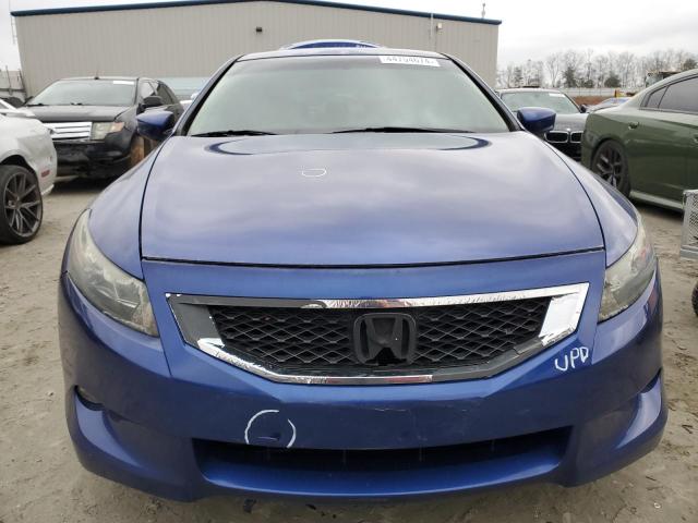 1HGCS22859A003930 - 2009 HONDA ACCORD EXL BLUE photo 5