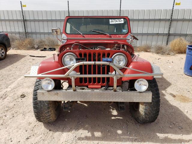 1JCCM87A2DT062548 - 1983 JEEP JEEP CJ7 RED photo 5