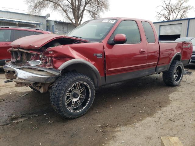 1FTRX18L52NA06762 - 2002 FORD F150 BURGUNDY photo 1