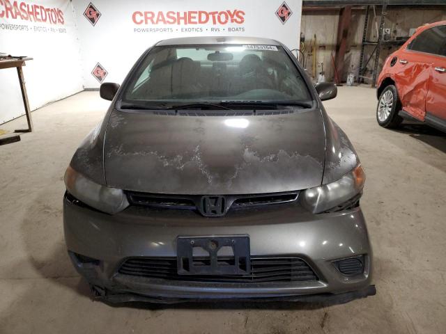 2HGFG12607H580998 - 2007 HONDA CIVIC LX GRAY photo 5