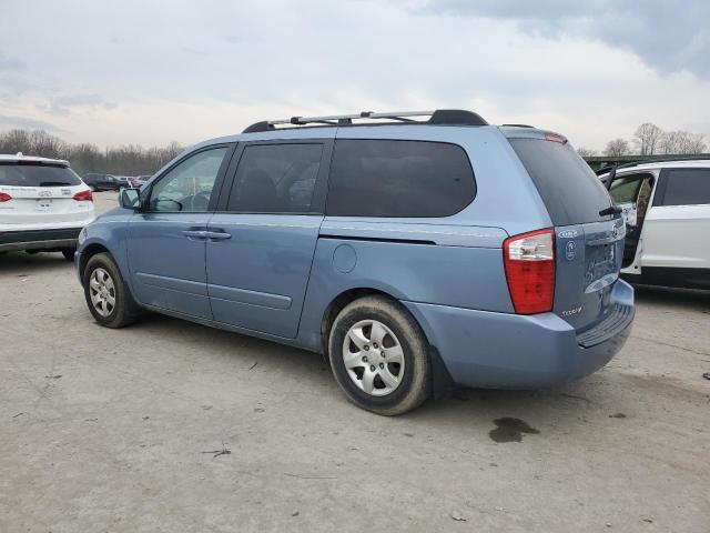 KNDMB233376104695 - 2007 KIA SEDONA EX BLUE photo 2