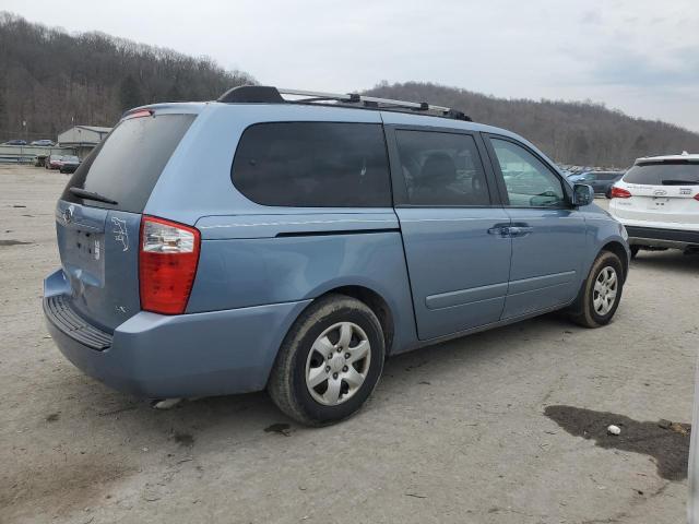 KNDMB233376104695 - 2007 KIA SEDONA EX BLUE photo 3