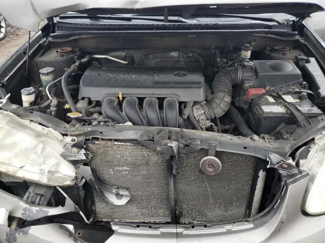 2T1BR32E25C923778 - 2005 TOYOTA COROLLA CE GRAY photo 11