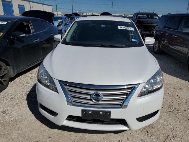 3N1AB7AP4EL645119 - 2014 NISSAN SENTRA S WHITE photo 5