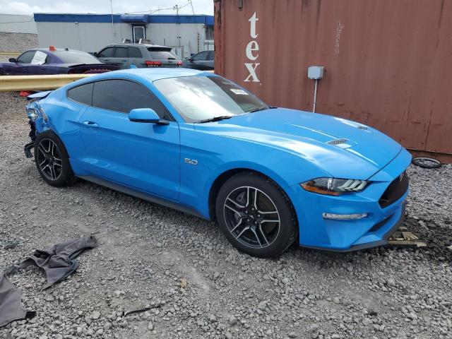 1FA6P8CF7P5300920 - 2023 FORD MUSTANG GT BLUE photo 4