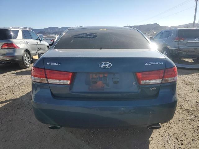 5NPEU46F06H027935 - 2006 HYUNDAI SONATA GLS BLUE photo 6