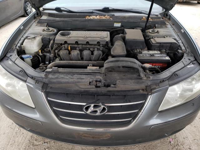 5NPET46C59H428121 - 2009 HYUNDAI SONATA GLS GRAY photo 11