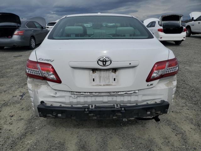 4T4BF3EK5BR175229 - 2011 TOYOTA CAMRY BASE WHITE photo 6