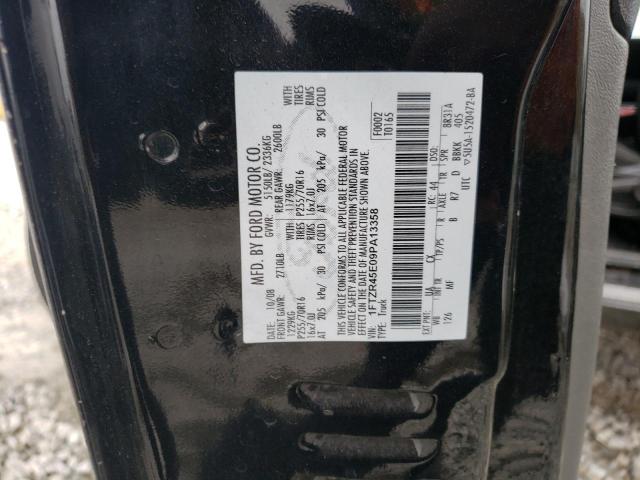 1FTZR45E09PA13358 - 2009 FORD RANGER SUPER CAB BLACK photo 13