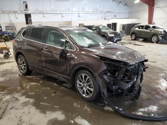 LRBFXCSA7LD116207 - 2020 BUICK ENVISION ESSENCE Բորդո լուսանկար 4