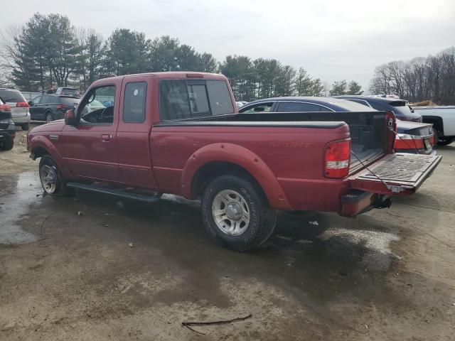 1FTKR1EE1BPA06361 - 2011 FORD RANGER SUPER CAB RED photo 2