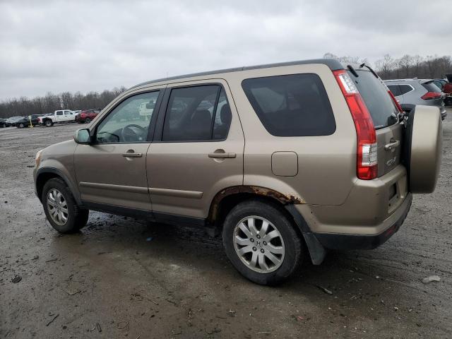 JHLRD78925C061981 - 2005 HONDA CR-V SE TAN photo 2