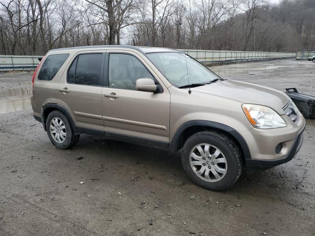 JHLRD78925C061981 - 2005 HONDA CR-V SE TAN photo 4