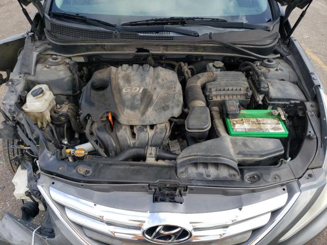 5NPEB4AC7CH471442 - 2012 HYUNDAI SONATA GLS GRAY photo 11