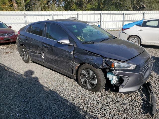 KMHC75LC2HU045310 - 2017 HYUNDAI IONIQ SEL GRAY photo 4