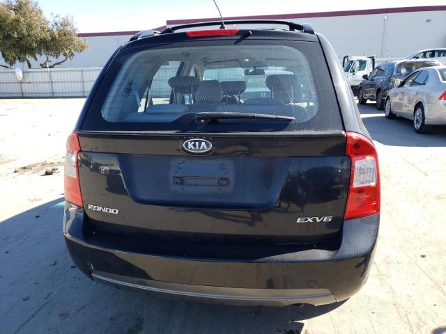 KNAFG526477072791 - 2007 KIA RONDO LX BLACK photo 6