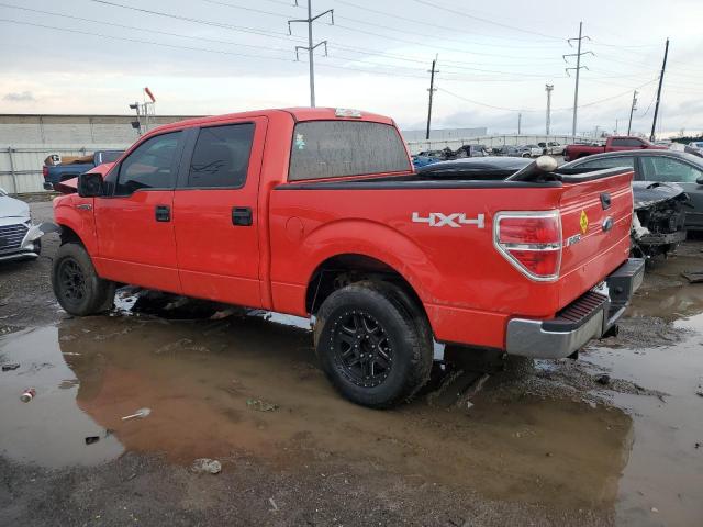 1FTFW1EF4DFB84244 - 2013 FORD F150 SUPERCREW RED photo 2