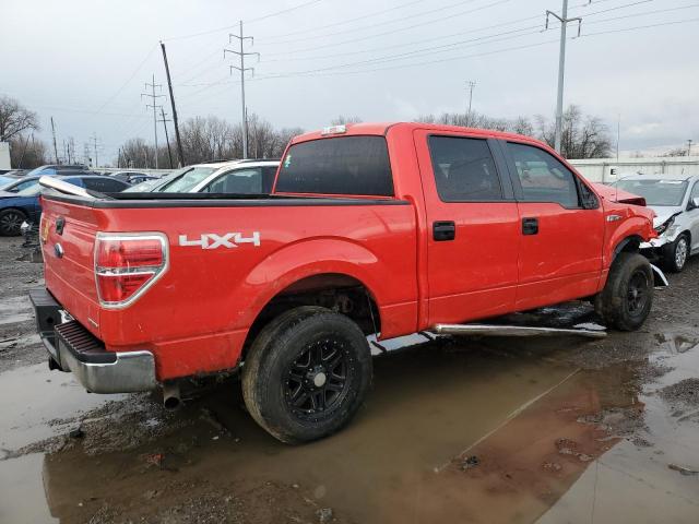 1FTFW1EF4DFB84244 - 2013 FORD F150 SUPERCREW RED photo 3
