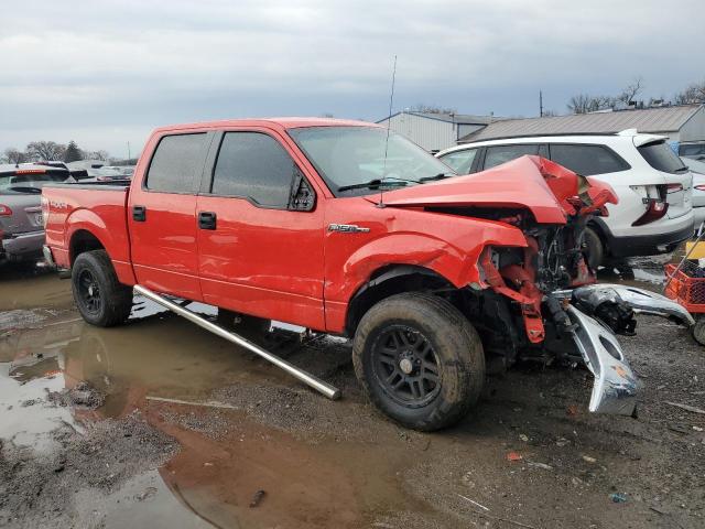 1FTFW1EF4DFB84244 - 2013 FORD F150 SUPERCREW RED photo 4