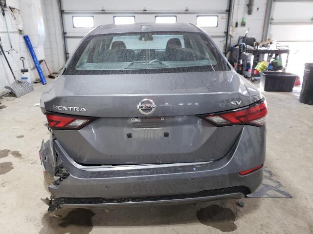 3N1AB8CV5NY234770 - 2022 NISSAN SENTRA SV GRAY photo 6