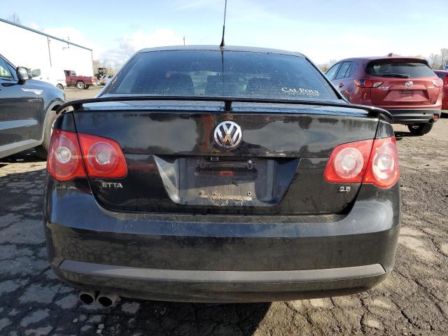 3VWEF71K67M138787 - 2007 VOLKSWAGEN JETTA WOLFSBURG შავი ფოტო 6