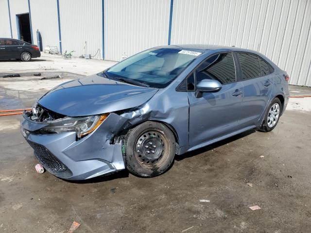 5YFEPMAE1MP248210 - 2021 TOYOTA COROLLA LE BLUE photo 1
