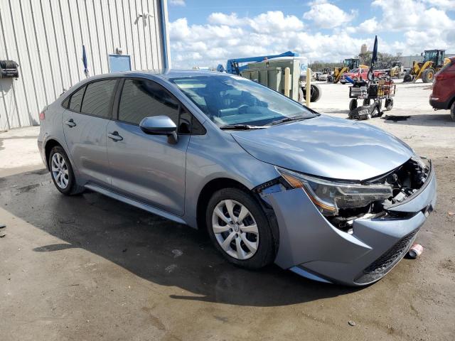 5YFEPMAE1MP248210 - 2021 TOYOTA COROLLA LE BLUE photo 4