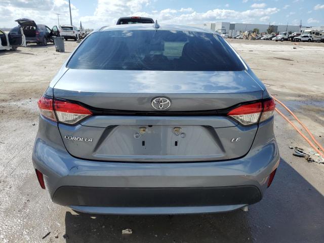 5YFEPMAE1MP248210 - 2021 TOYOTA COROLLA LE BLUE photo 6