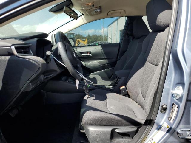 5YFEPMAE1MP248210 - 2021 TOYOTA COROLLA LE BLUE photo 7