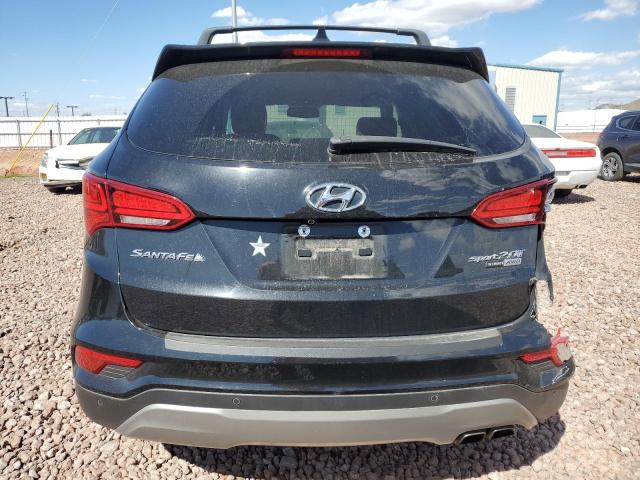 5NMZWDLA4HH044919 - 2017 HYUNDAI SANTA FE S BLACK photo 6