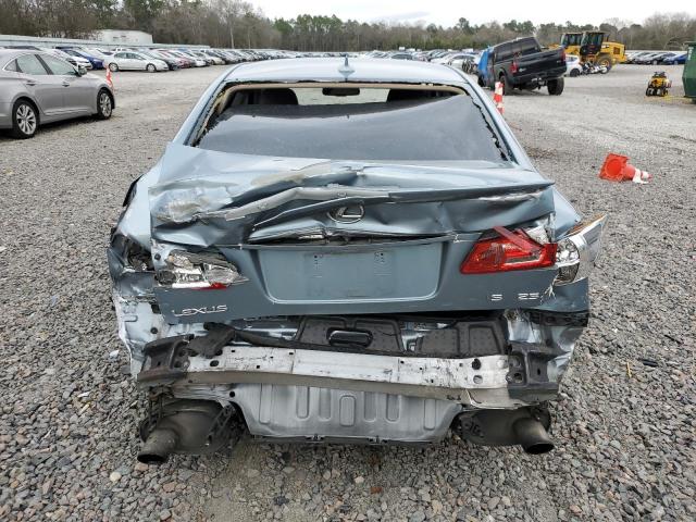 JTHBK262175040736 - 2007 LEXUS IS 250 BLUE photo 6