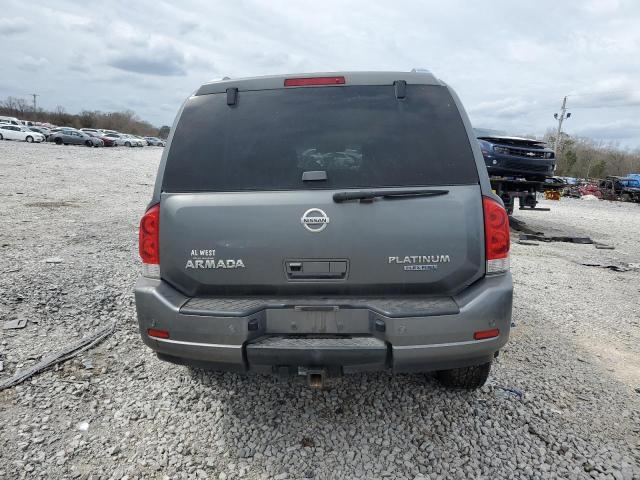 5N1BA0NE2FN618860 - 2015 NISSAN ARMADA PLATINUM GRAY photo 6