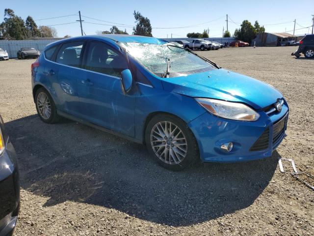 1FAHP3M20CL302716 - 2012 FORD FOCUS SEL BLUE photo 4