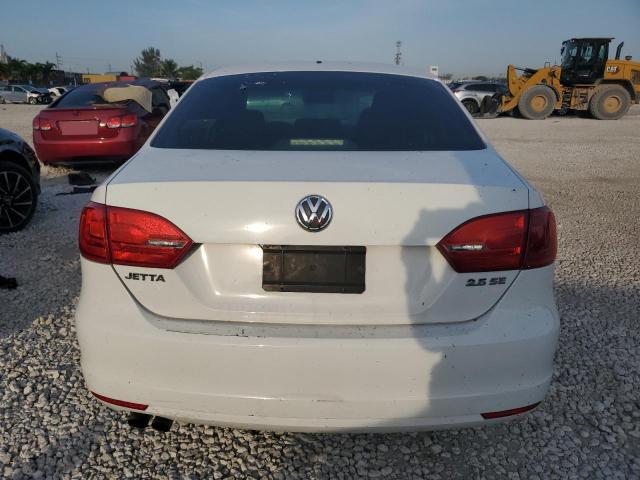 3VWDX7AJ9BM340161 - 2011 VOLKSWAGEN JETTA SE WHITE photo 6